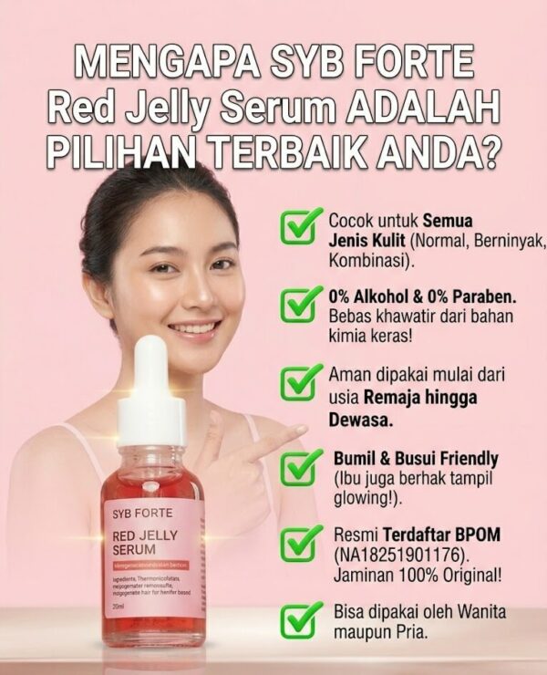 Spesifikasi Red Jelly Serum 20ml