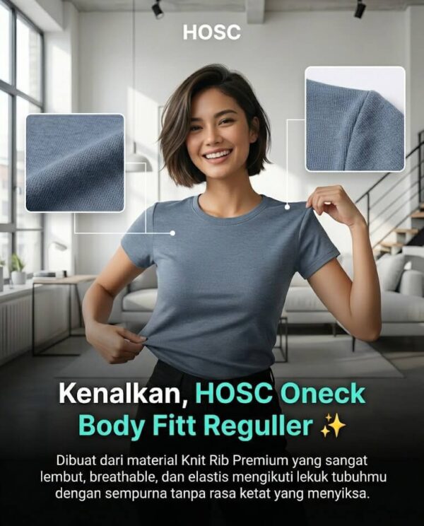 HOSC Kaos Oneck Knit Rib