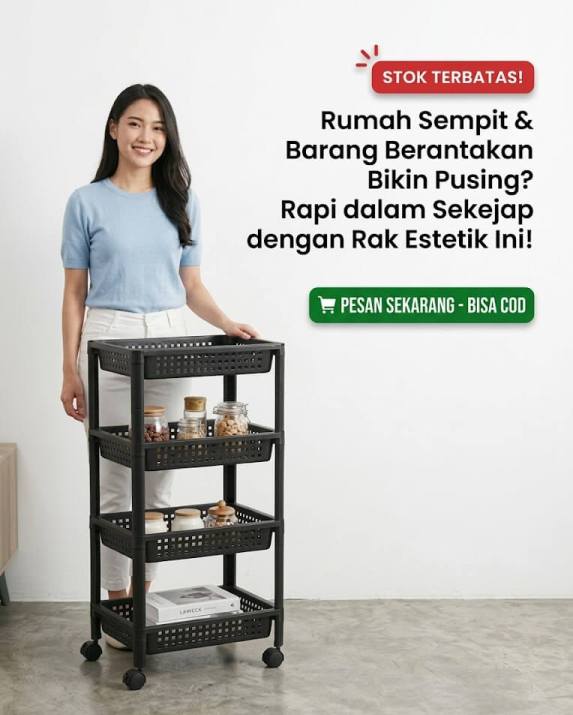 Rak Serbaguna 4 Susun Hero