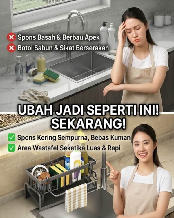 Masalah Wastafel Becek