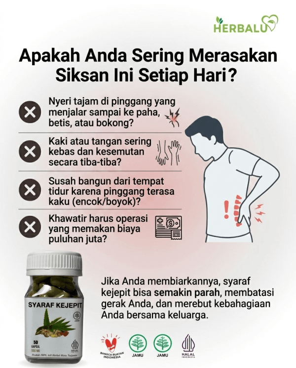 Gejala Syaraf Kejepit