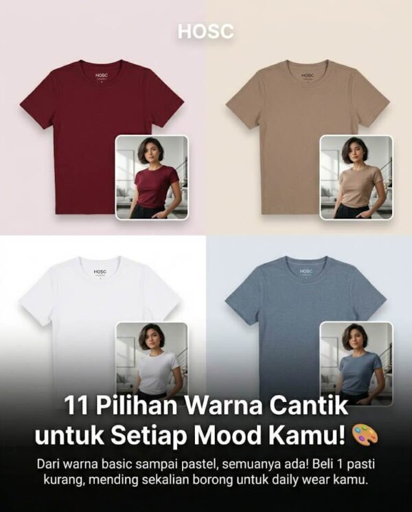 Pilihan Warna HOSC Basic Top