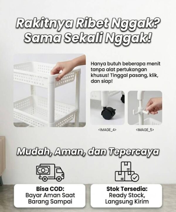 Spesifikasi Rak 4 Susun