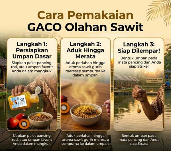 Cara Pakai Umpan Pancing GACO