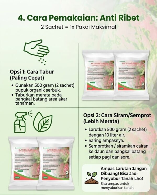 Cara Pakai Pupuk