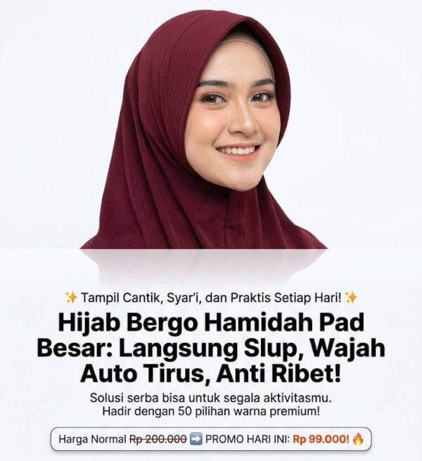 Hijab Bergo Hamidah