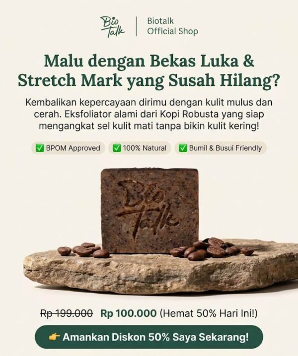 Biotalk Coffee Soap Hero