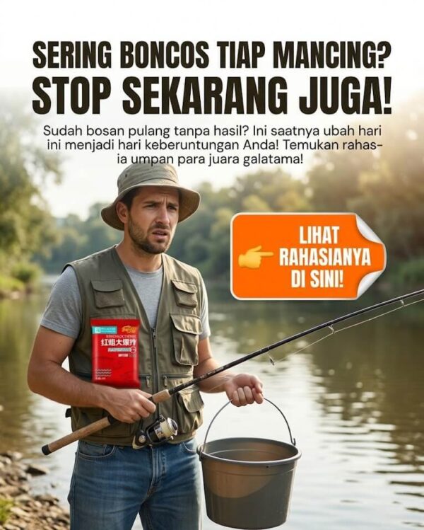 Umpan Serbuk Cacing Merah