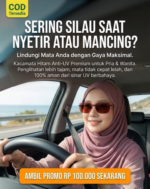 Kacamata Hitam Anti UV