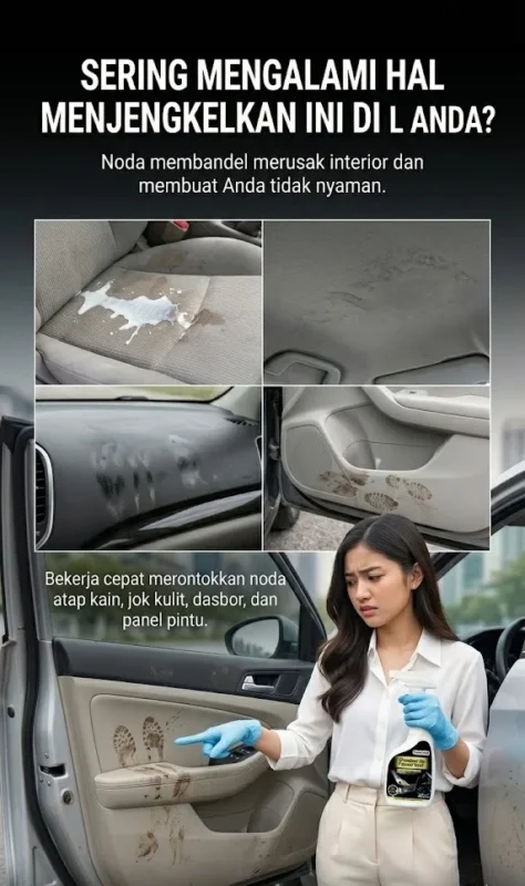 Masalah Interior Mobil Kotor