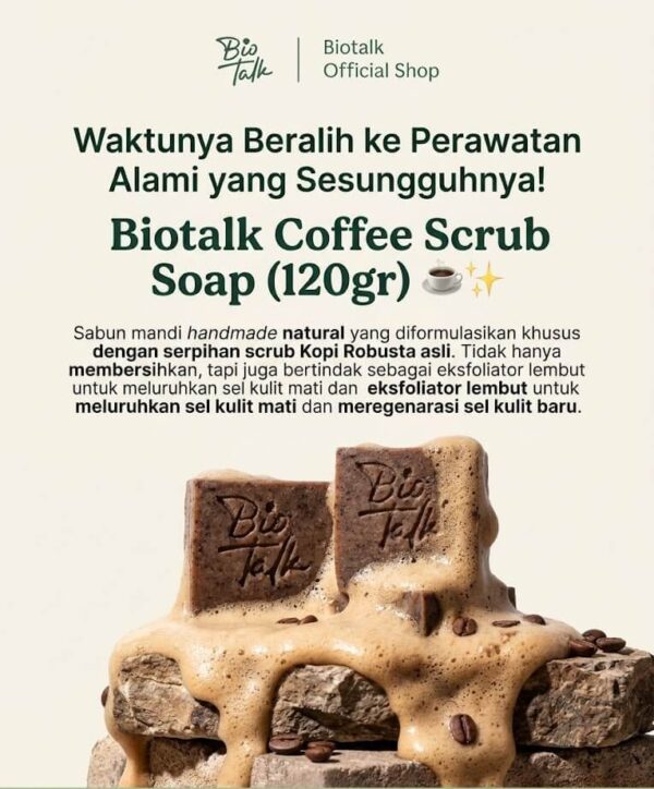 Solusi Biotalk Coffee Scrub