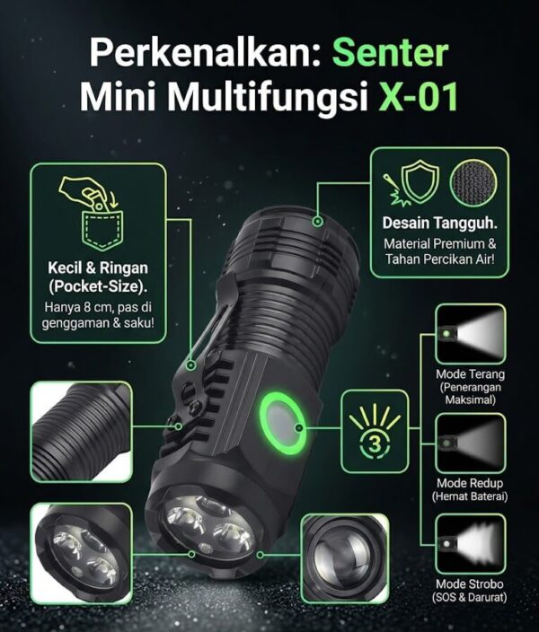 Solusi Senter X-01