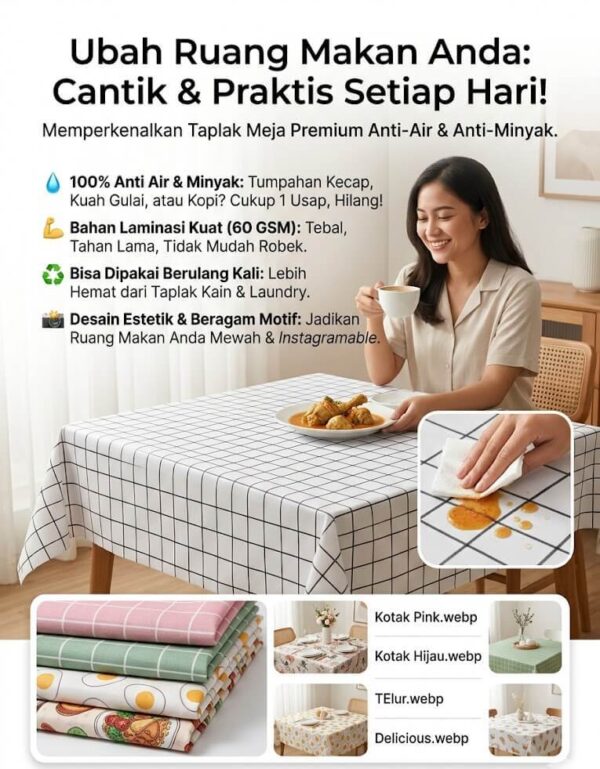 Solusi Taplak Meja Plastik
