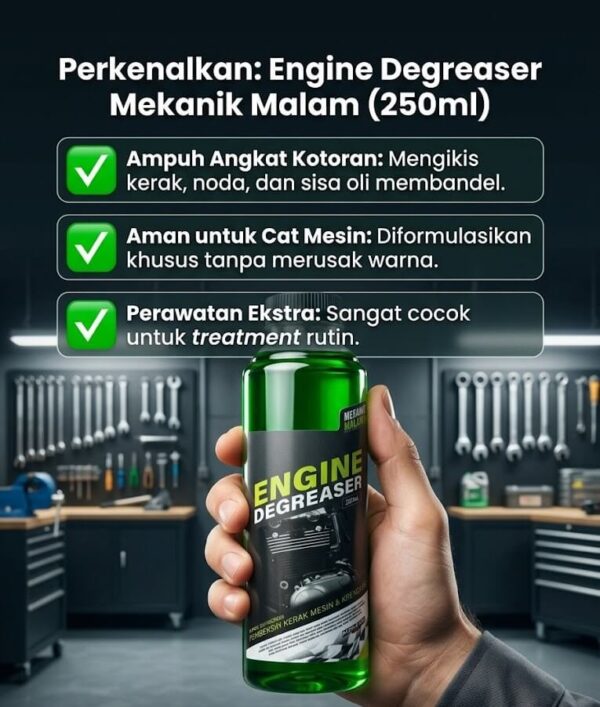 Solusi Degreaser Mekanik Malam