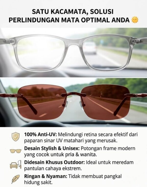 Solusi Kacamata Anti UV