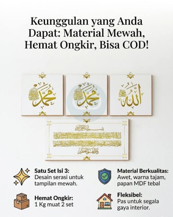 Detail Kaligrafi