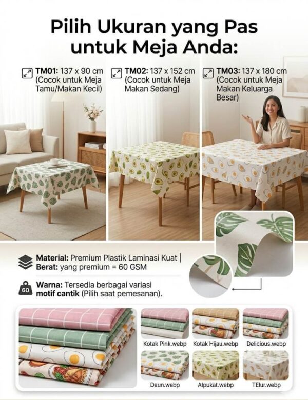Pilihan Motif Taplak Meja