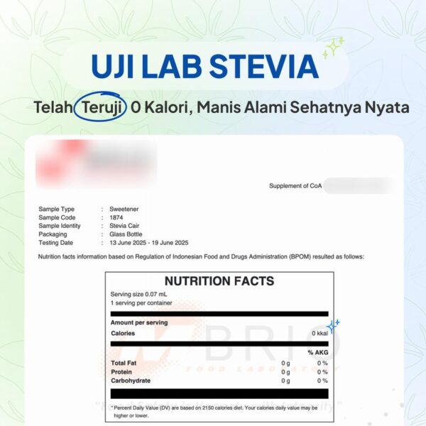 Sertifikat Halal Stevia