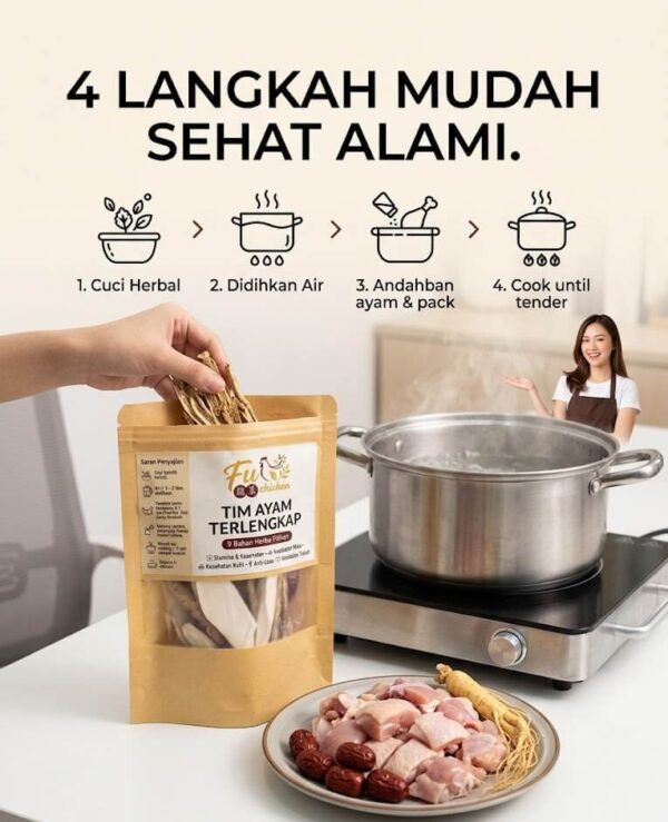 Cara Penyajian Sup Herbal