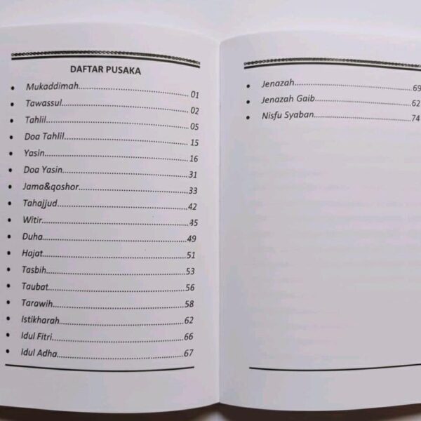 Daftar Isi Buku