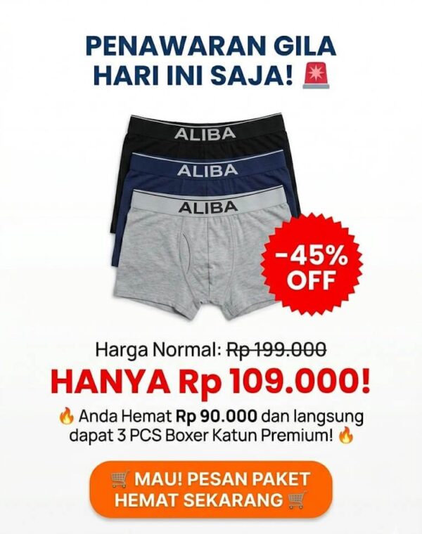 Promo Harga Boxer