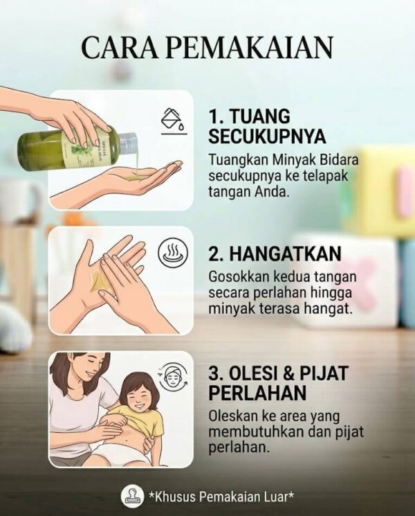 Cara Pakai Minyak Bidara
