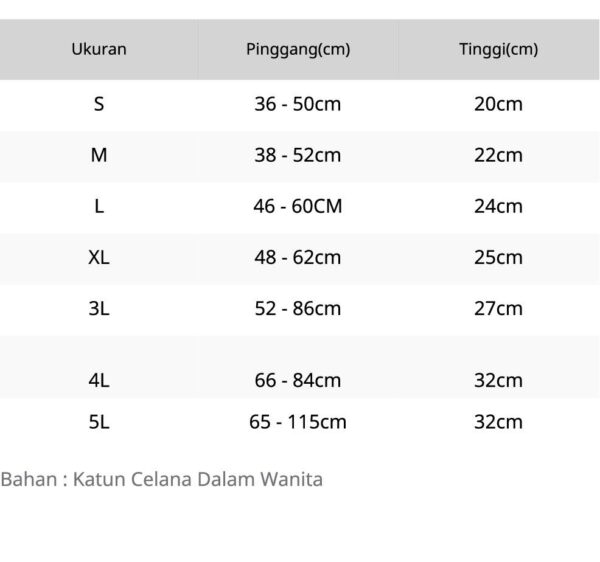 Detail Celana Dalam Orin 2