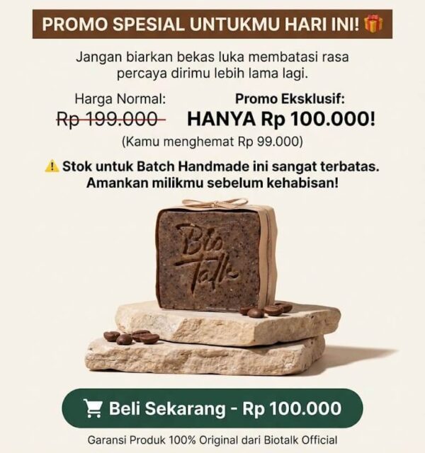 Promo Harga Biotalk Coffee Soap