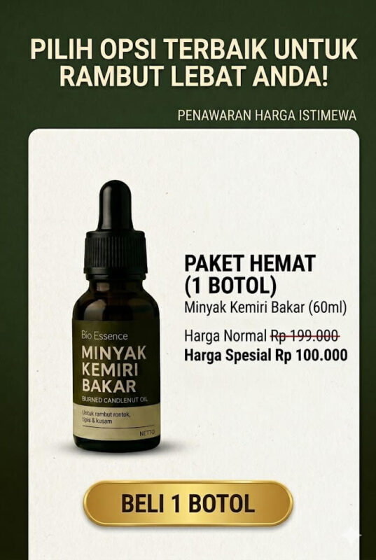 Promo Harga Minyak Kemiri