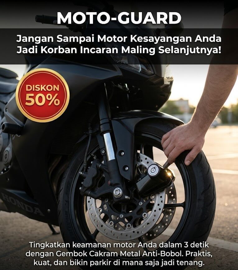 Safety Lock Gembok Rem Cakram