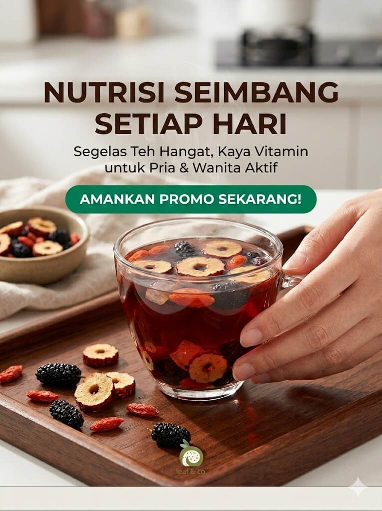 Teh Goji Berry Mulberry Kurma Merah