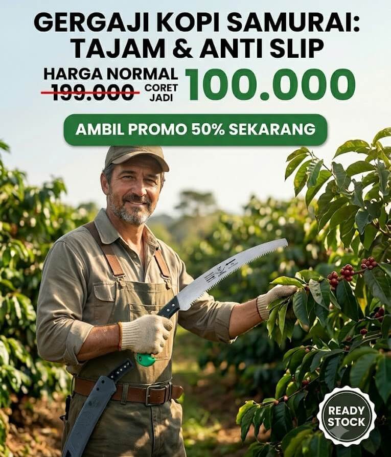 HJS Gergaji Kopi Samurai Hero