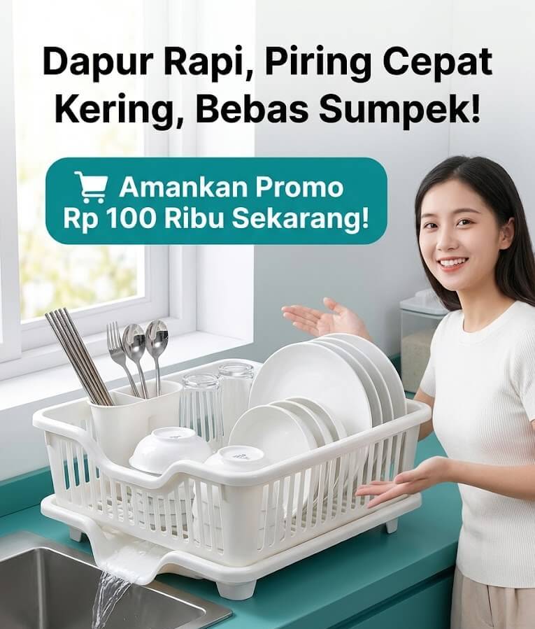Rak Peniris Piring Multifungsi Hero