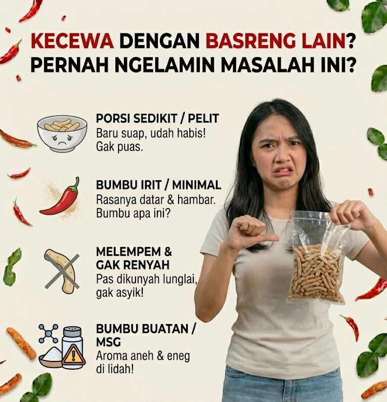 Masalah Basreng Keras Alot