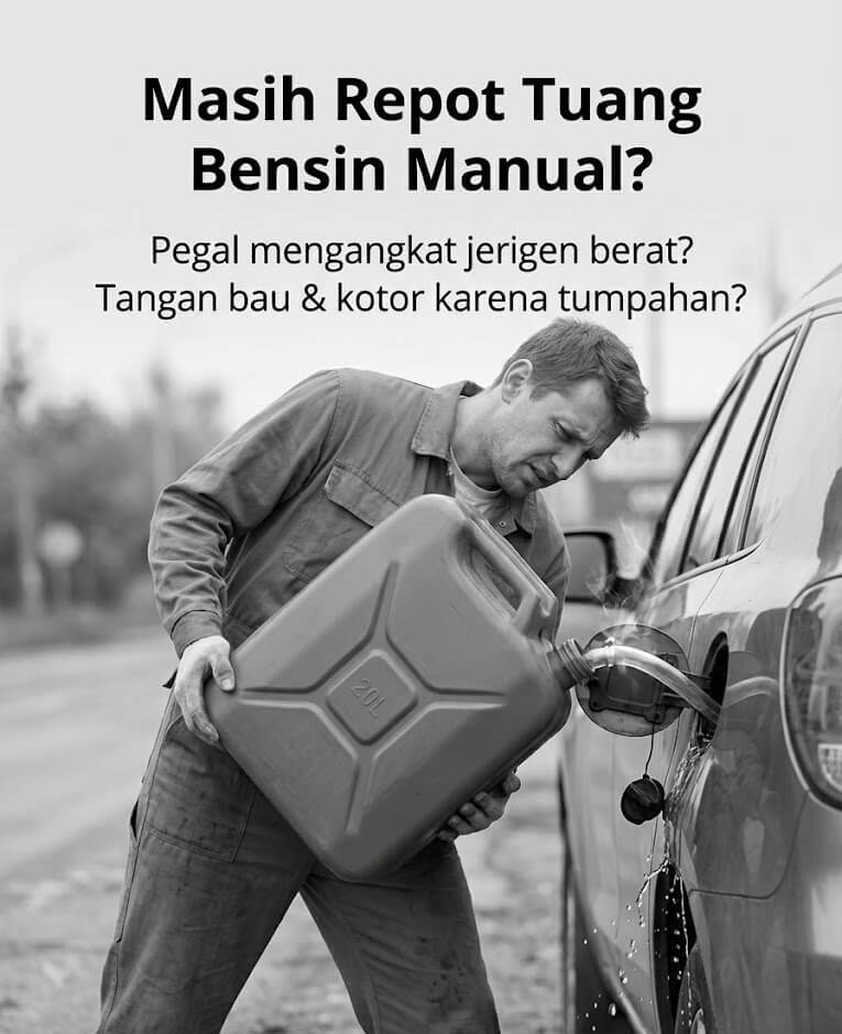 Masalah Sedot Bensin Manual