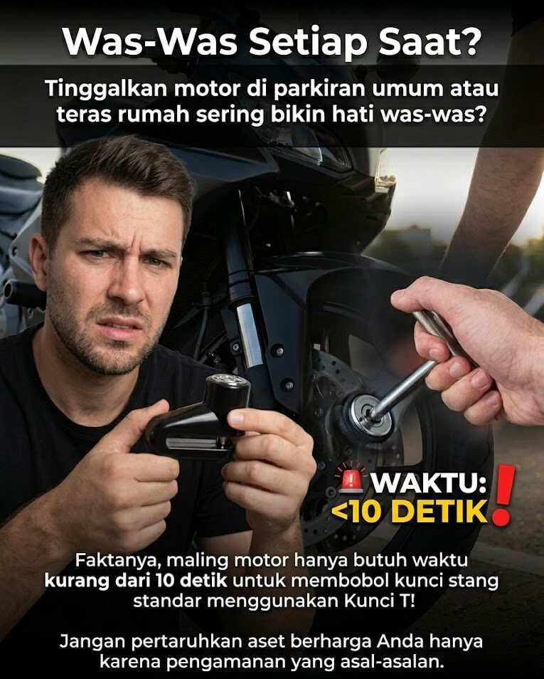Bahaya Pencurian Sepeda Motor