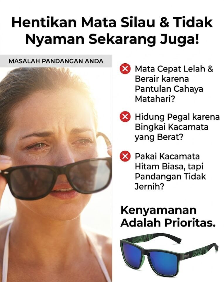 Masalah Silau Pantulan Cahaya Matahari