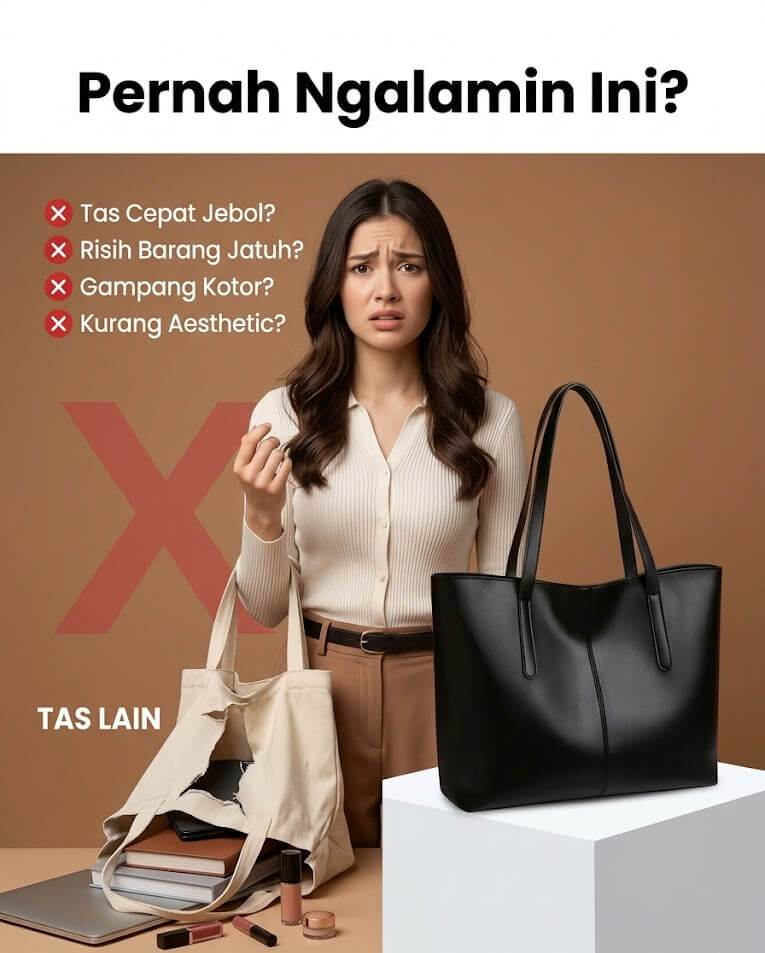 Masalah Tas Totebag Tanpa Resleting