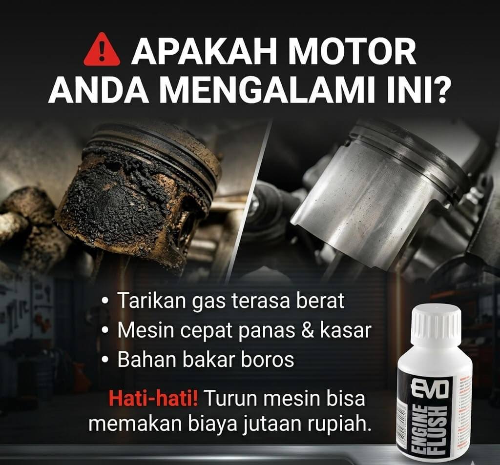 Masalah Kerak Mesin Motor