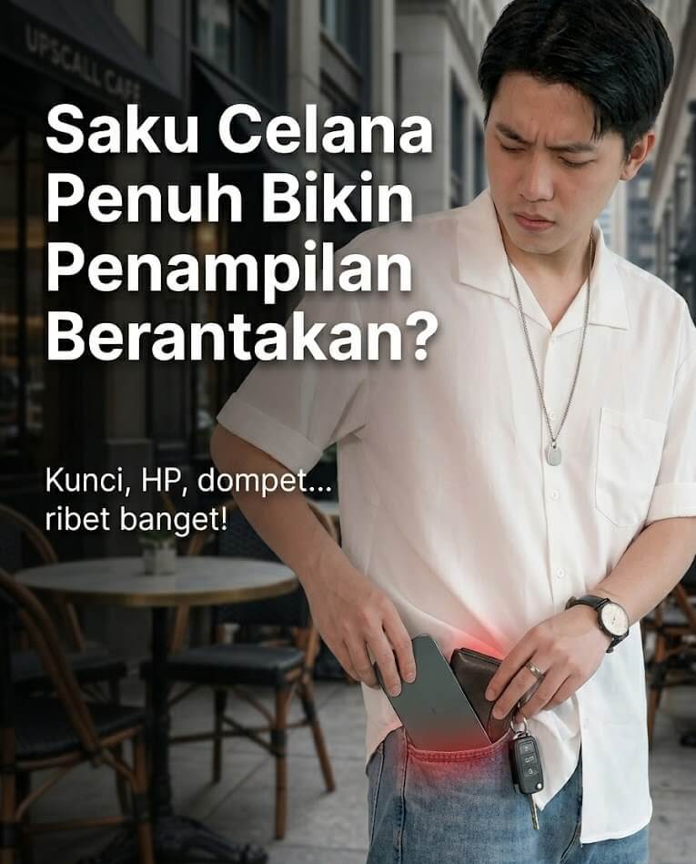 Masalah Saku Celana Penuh Berantakan