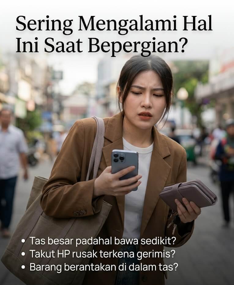 Masalah Bawa Tas Besar Ribet