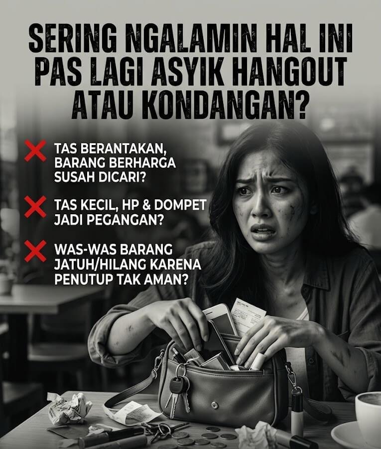 Masalah Tas Wanita Kekecilan atau Rusak