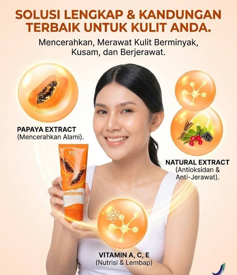 Solusi BDL Papaya Facial Wash