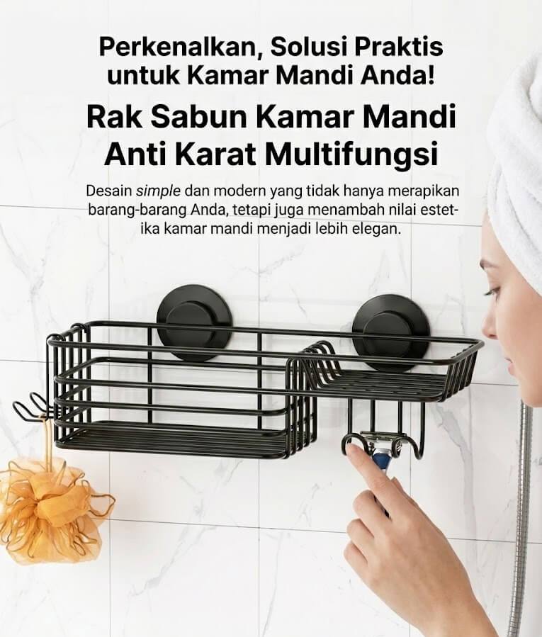 Solusi Rak Kamar Mandi