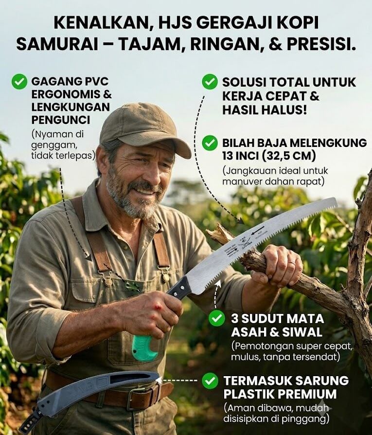 Solusi Gergaji HJS Samurai