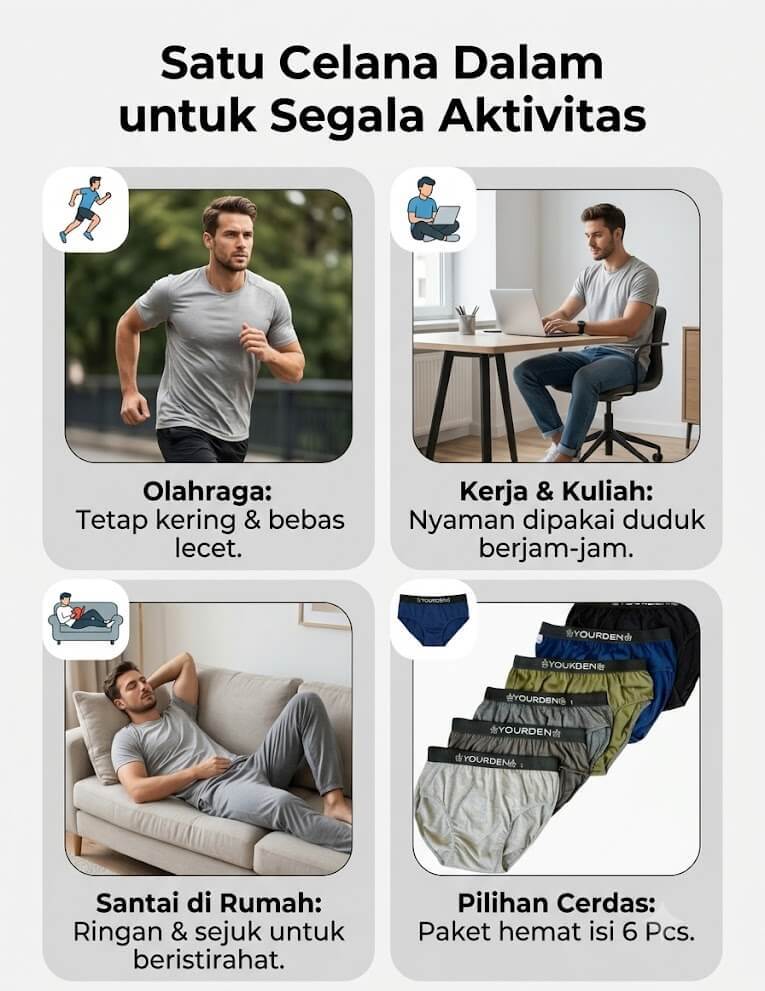 Solusi Boxer Pria Premium