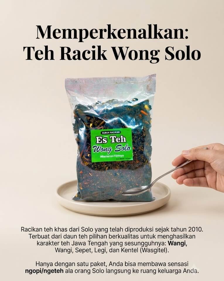 Solusi Teh Racik Wong Solo