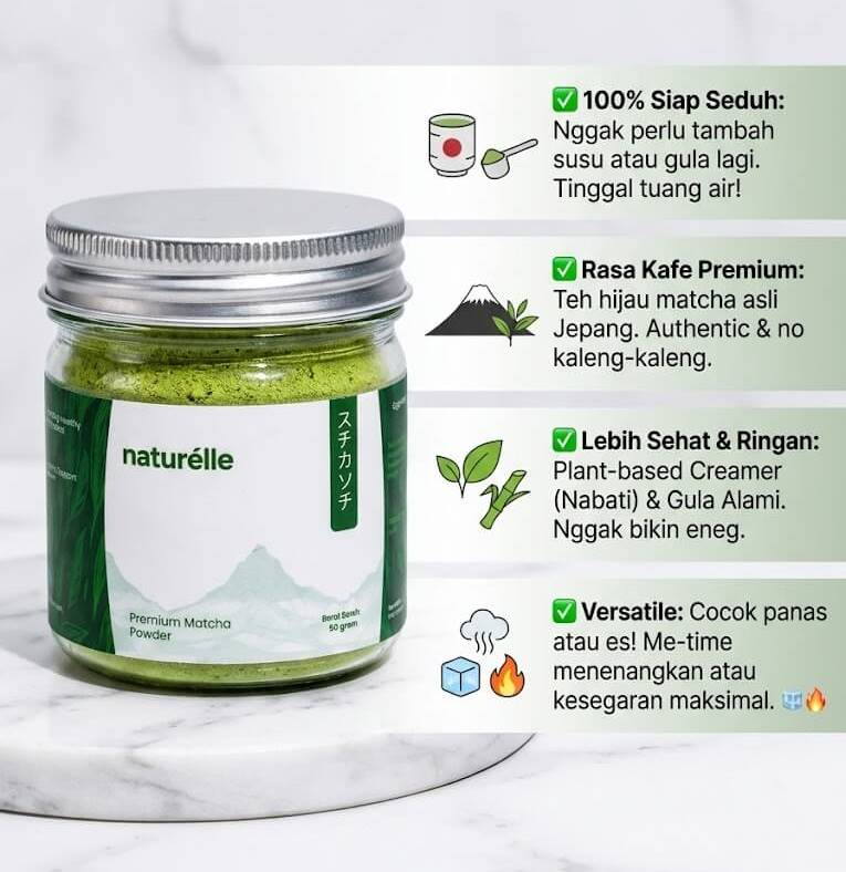 Keunggulan Premium Matcha