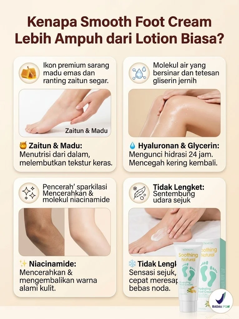 Keunggulan Foot Cream