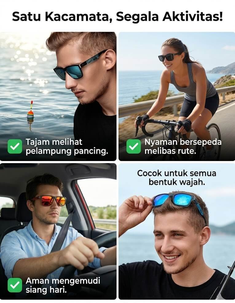 Keunggulan Kacamata Sporty